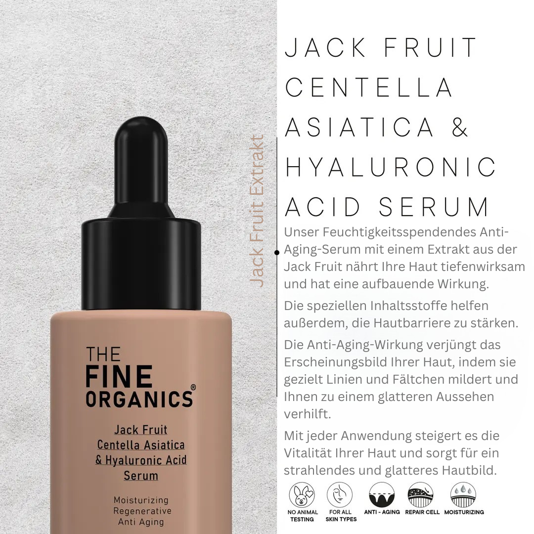 Centella Asiatica & Hyaluronic Acid Serum - THE FINE ORGANICS