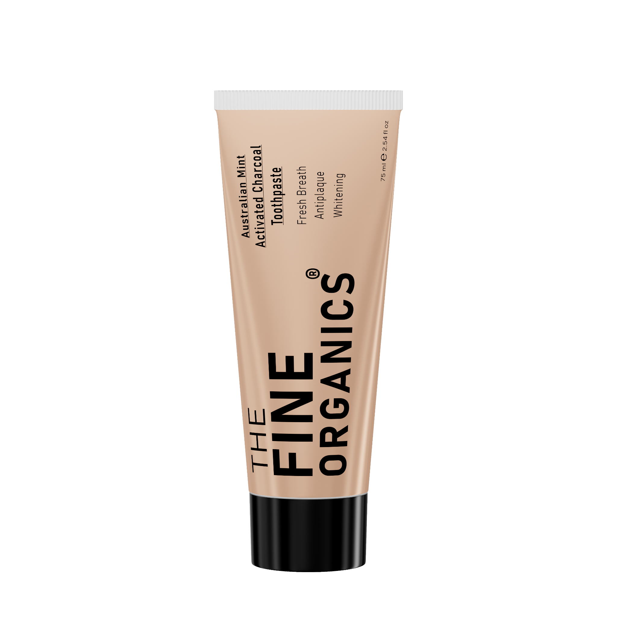 Australian Mint Activated Charcoal Toothpaste - THE FINE ORGANICS