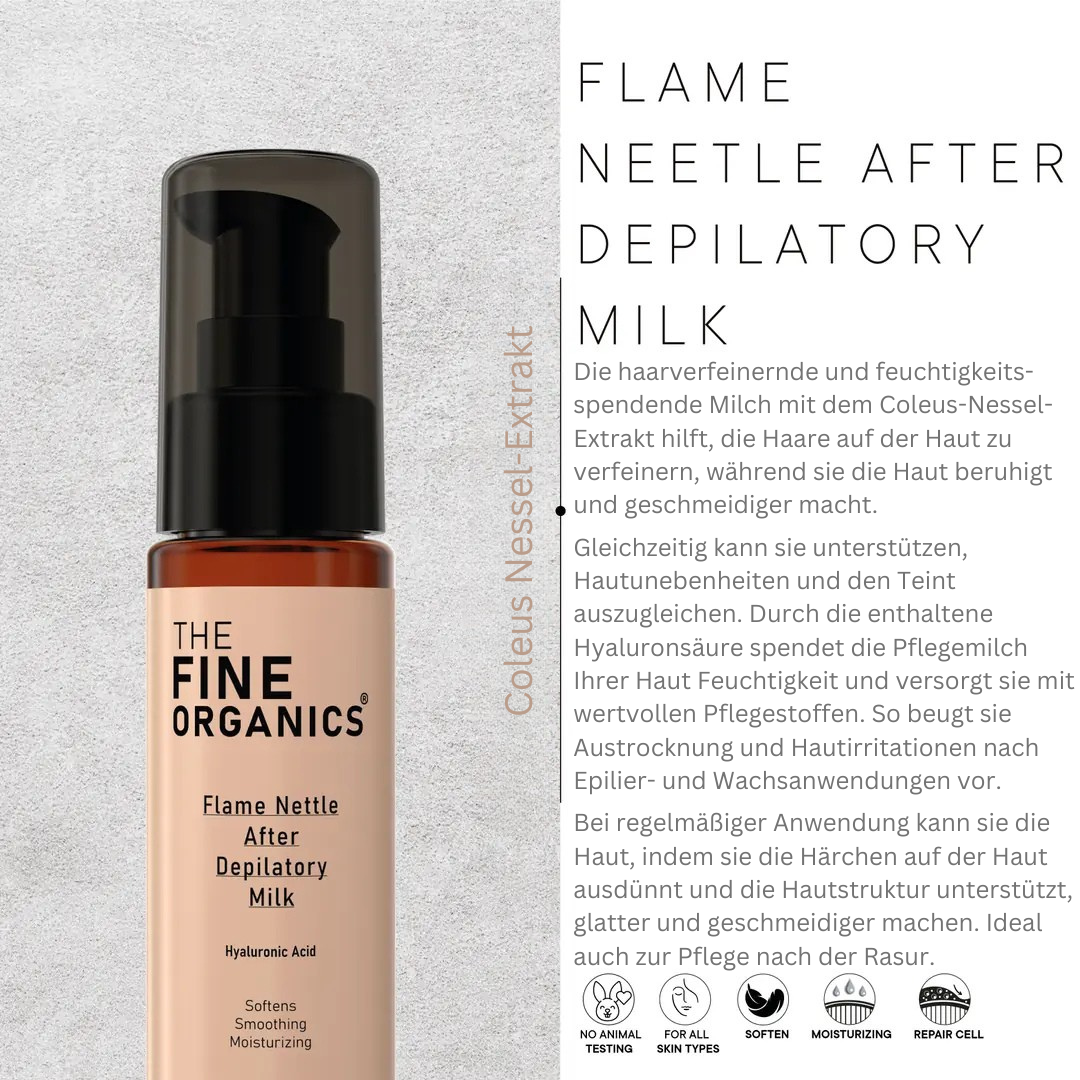 Flame Neetle After Depilatory Milk - THE FINE ORGANICS