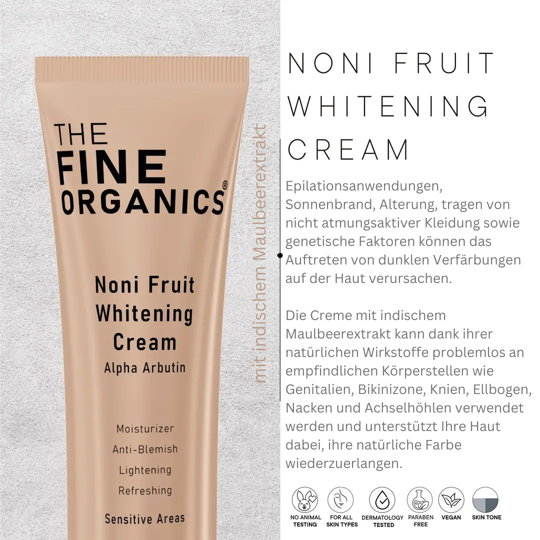 Noni Fruit Whitening Cream - THE FINE ORGANICS