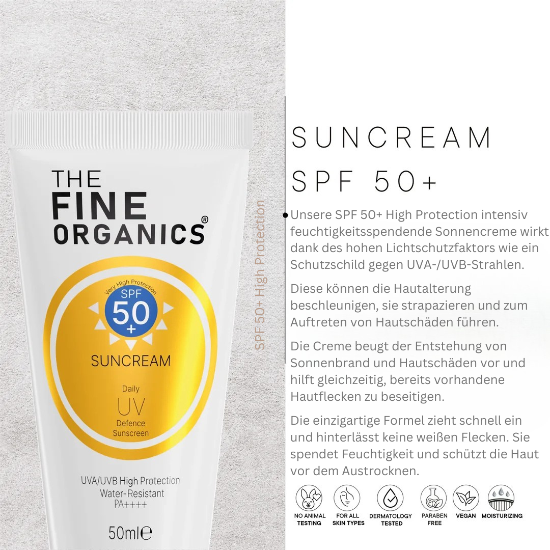 Suncream - THE FINE ORGANICS