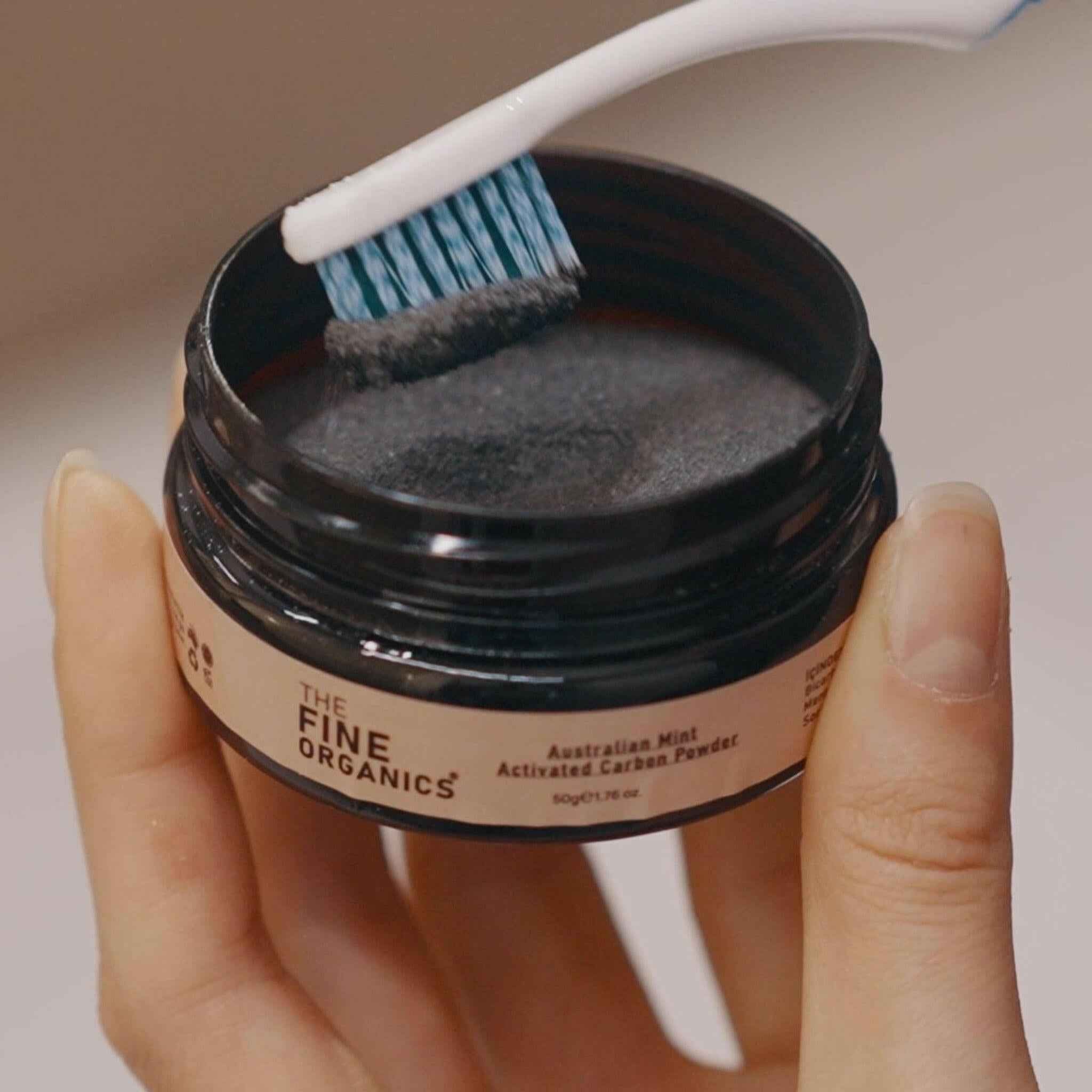 Australian Mint Activated Carbon Powder - THE FINE ORGANICS