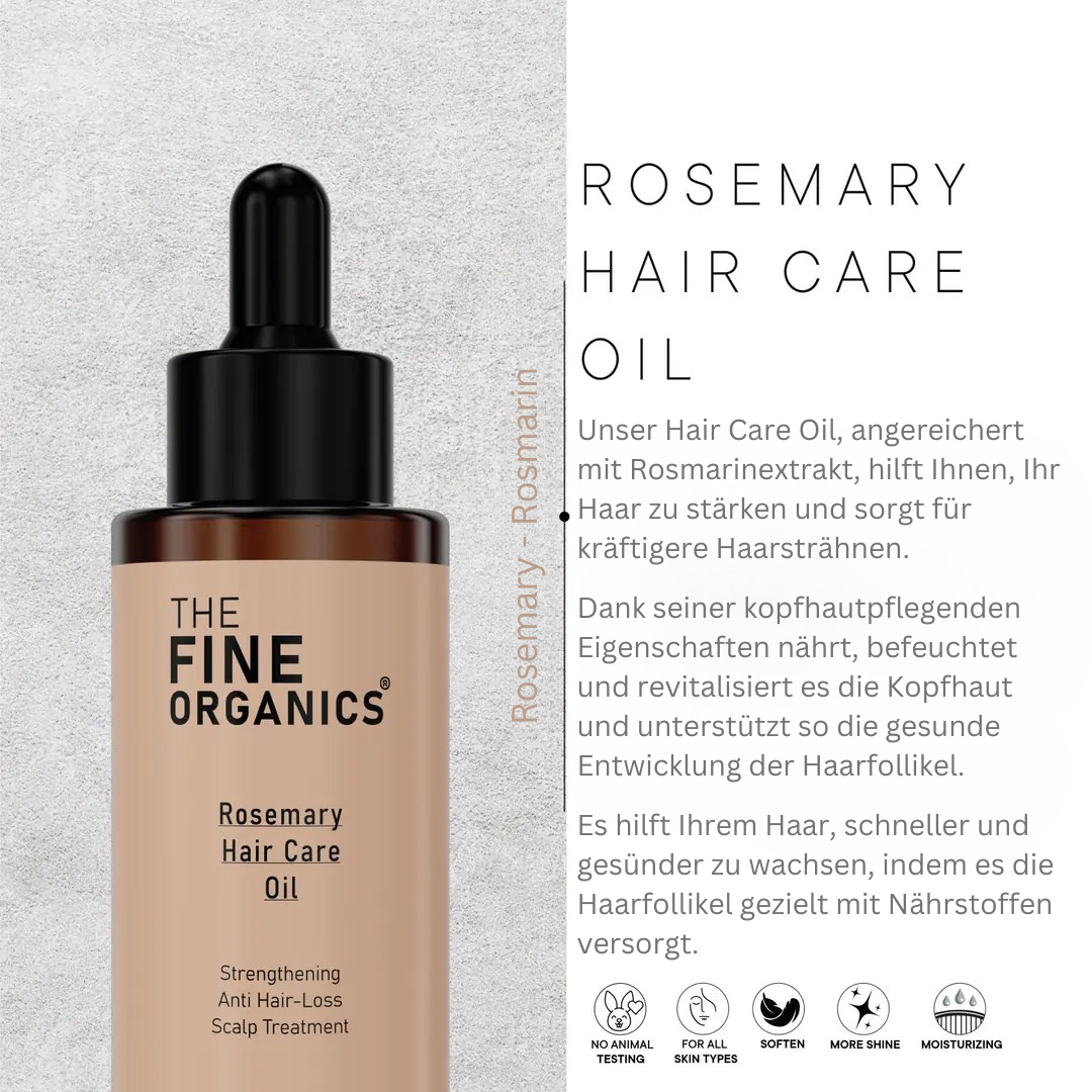 Rosemary Hair Care Oil - THE FINE ORGANICS