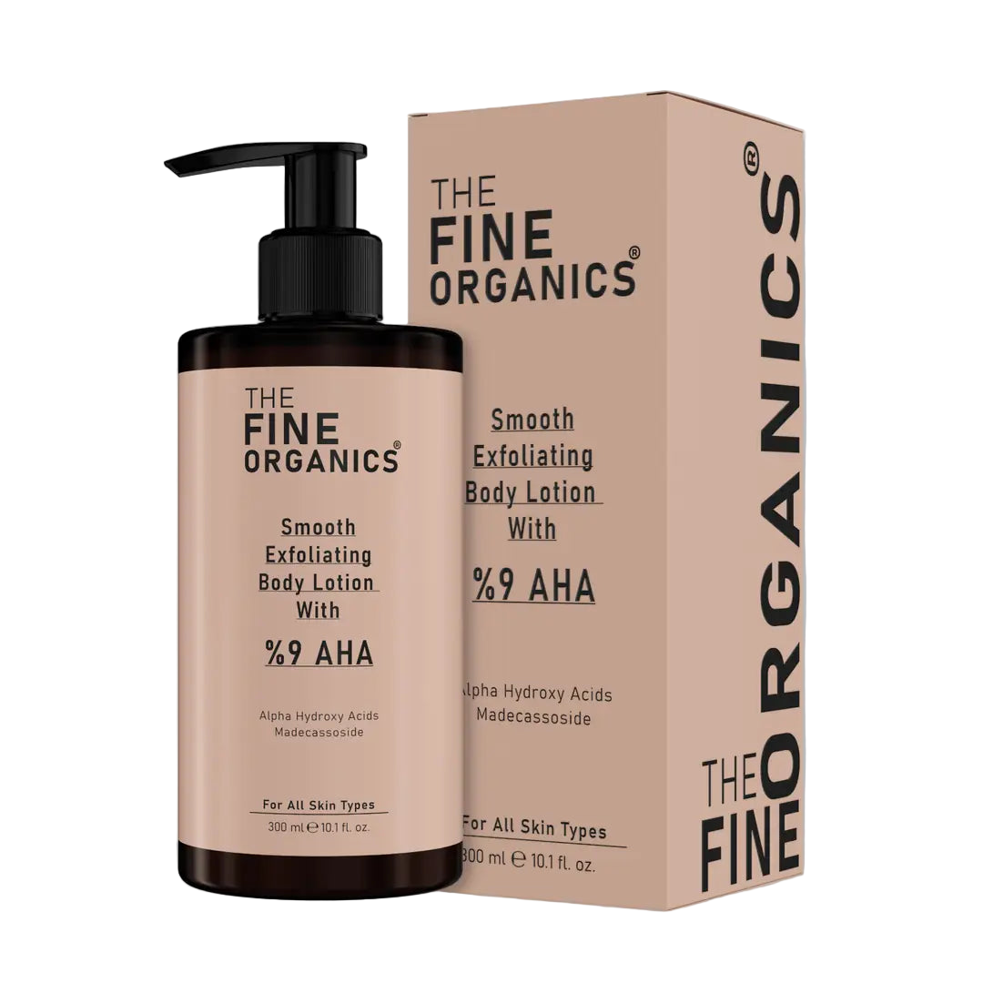 AHA 9% Smooth Exfoliating Body Lotion - THE FINE ORGANICS