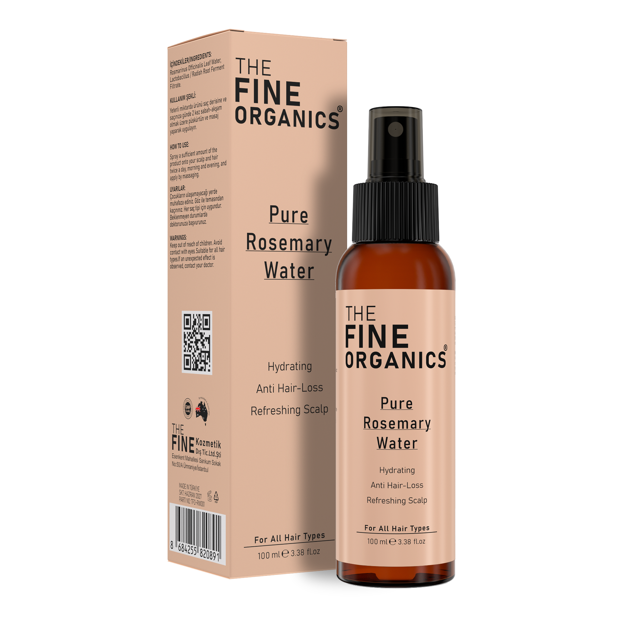 Pure Rosemary Water - THE FINE ORGANICS