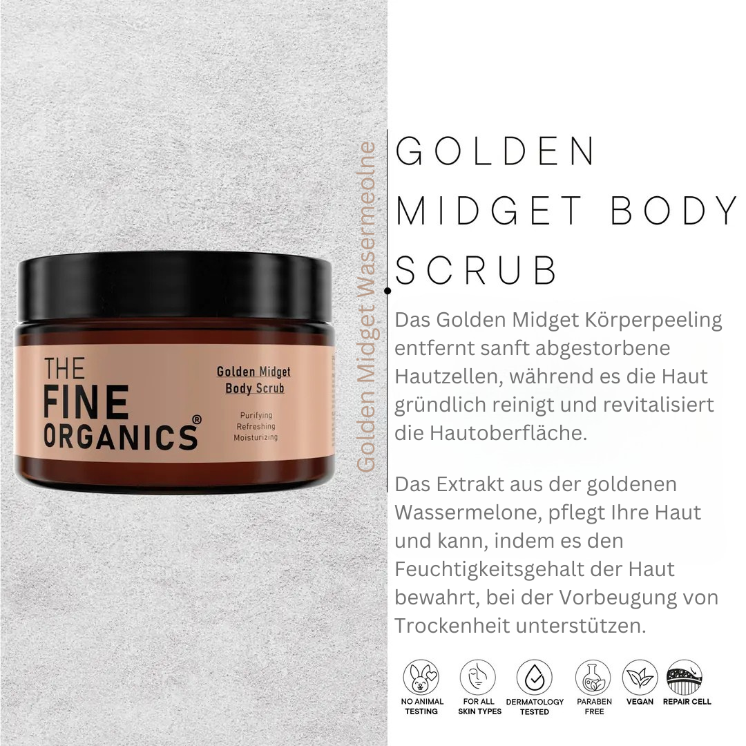 Golden Midget Body Scrub - THE FINE ORGANICS